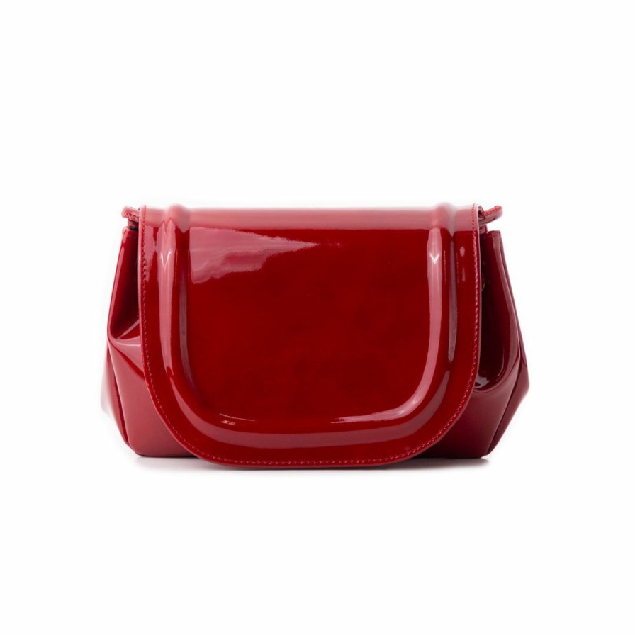 Bags L'Intervalle | L'Intervalle Vauvan Red Patent Women Red Patent/Rouge Vernis Cuir