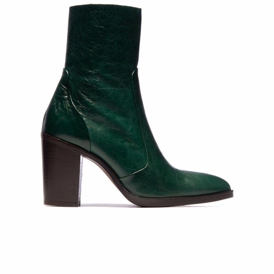 Women L'Intervalle | L'Intervalle Cadiz Women Green Leather