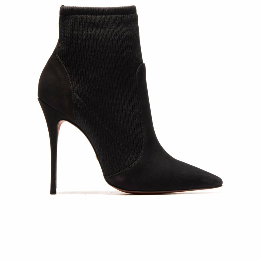 Women L'Intervalle | L'Intervalle Emma Black Stretch/Nubuck