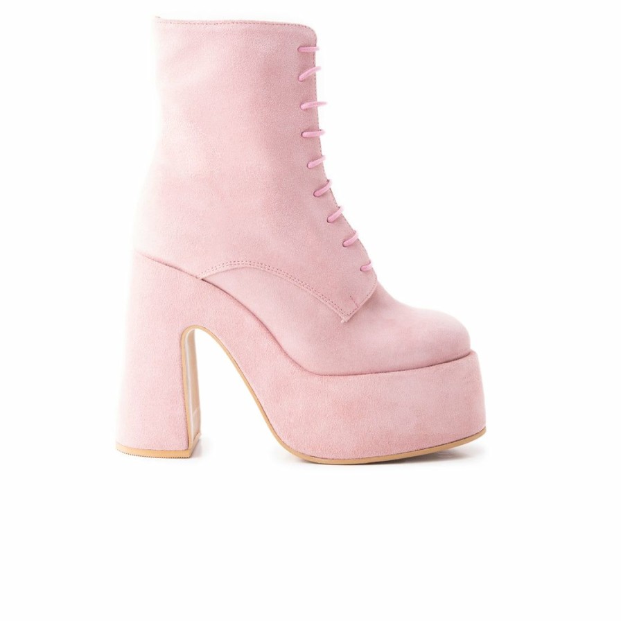 Women L'Intervalle | L'Intervalle Women Mellow Pink Suede Pink Suede/Rose Suede