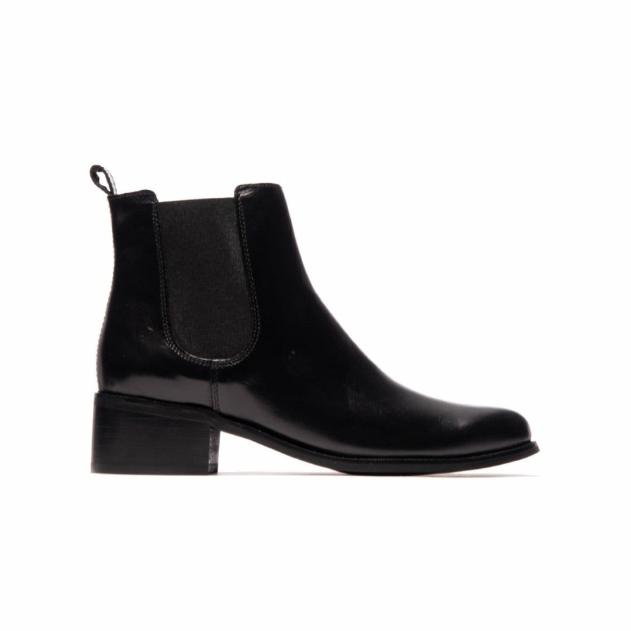 Women L'Intervalle | L'Intervalle Ariano Women Black Leather