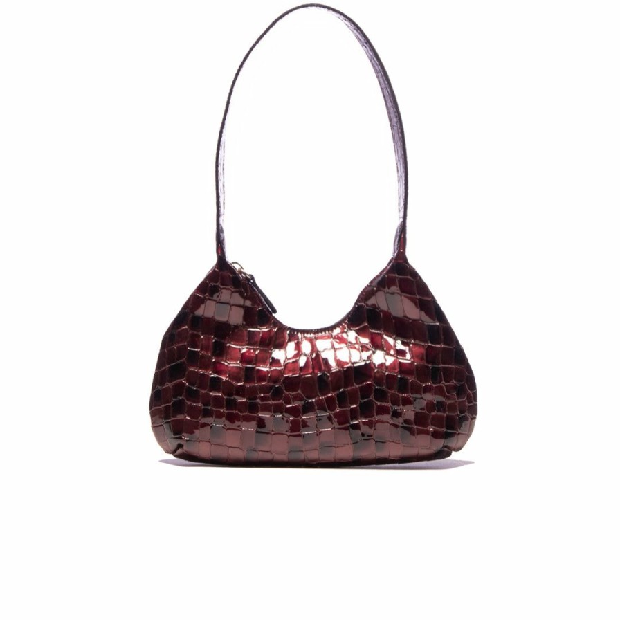 Bags L'Intervalle | L'Intervalle Mollina Bordeau Shiny Croco