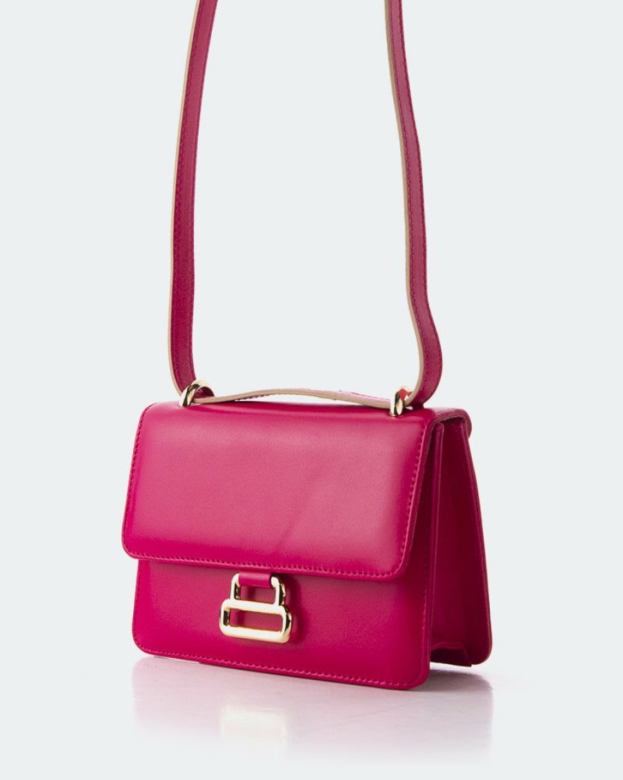 Bags L'Intervalle | L'Intervalle Women Breezy Berry Leather Berry Leather/Cuir Baie