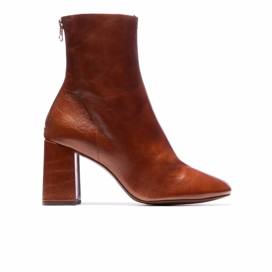 Women L'Intervalle | L'Intervalle Leroy Women Chestnut Leather