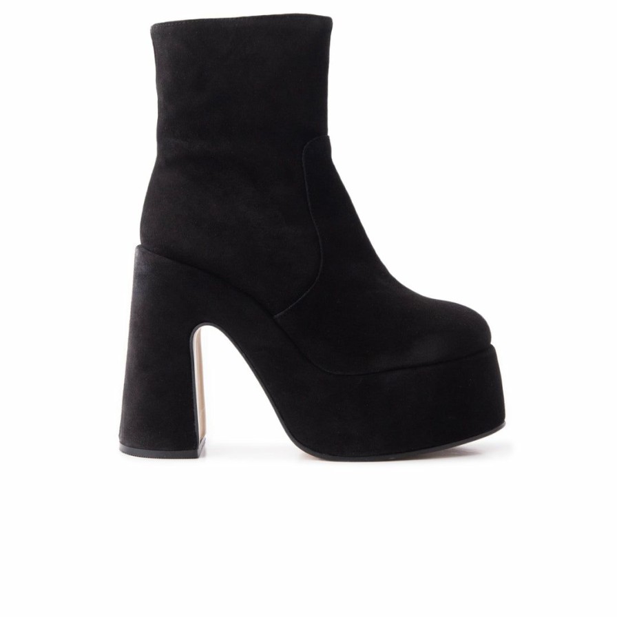 Women L'Intervalle | L'Intervalle Daze Black Suede Black Suede/Noir Suede