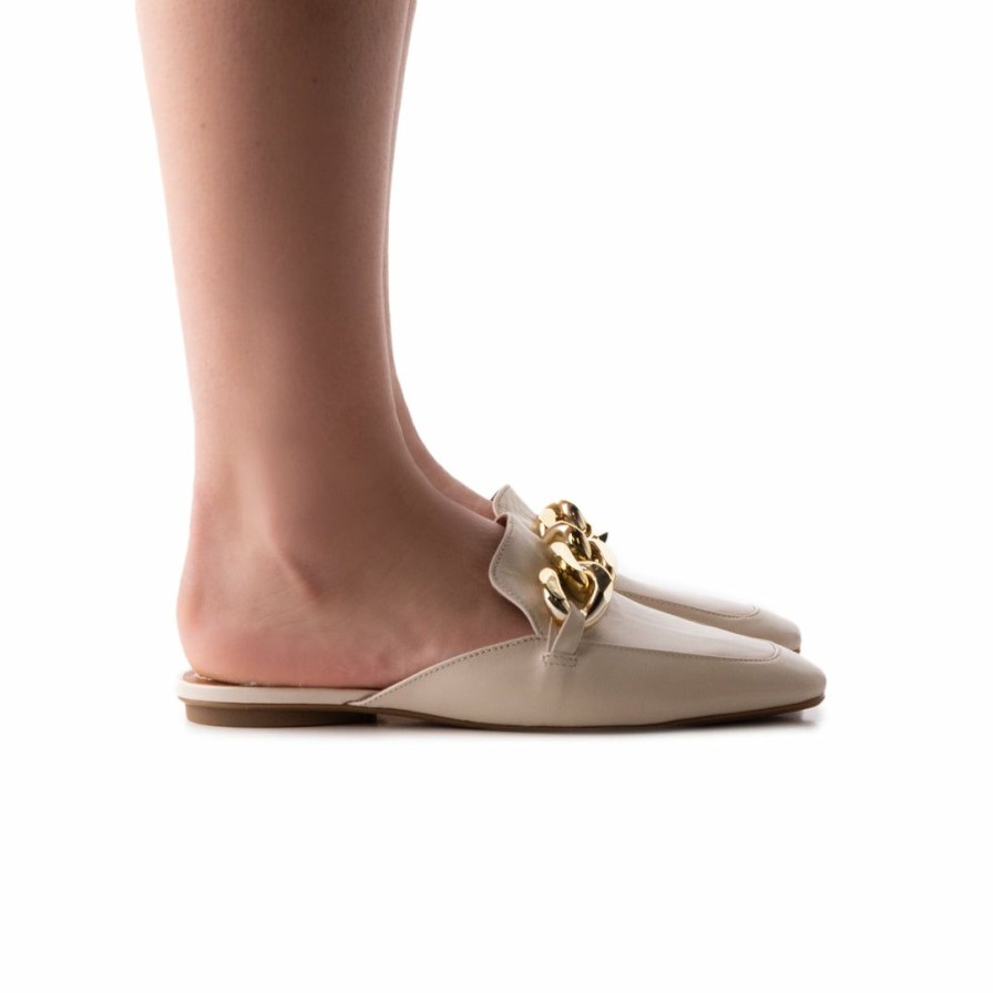 Women L'Intervalle | L'Intervalle Women Ciro Cream Leather Cream Leather/Creme Cuir