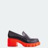 Women L'Intervalle | L'Intervalle Bourges Black Leather Red Sole Black Leather Red /Cuir Noir Rouge