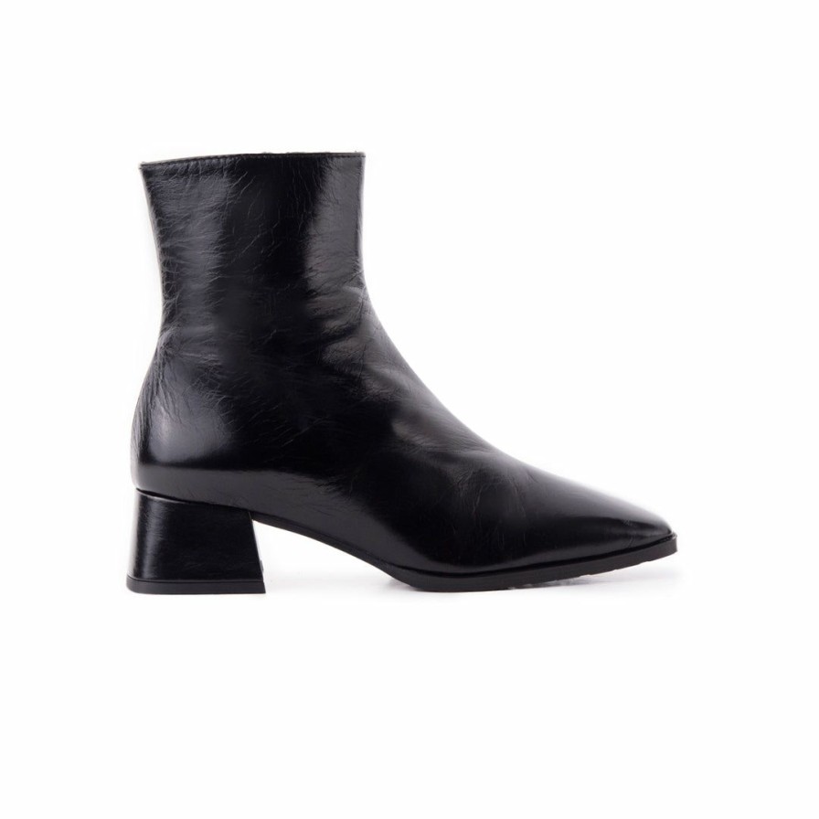 Women L'Intervalle | L'Intervalle Westluc Black Leather