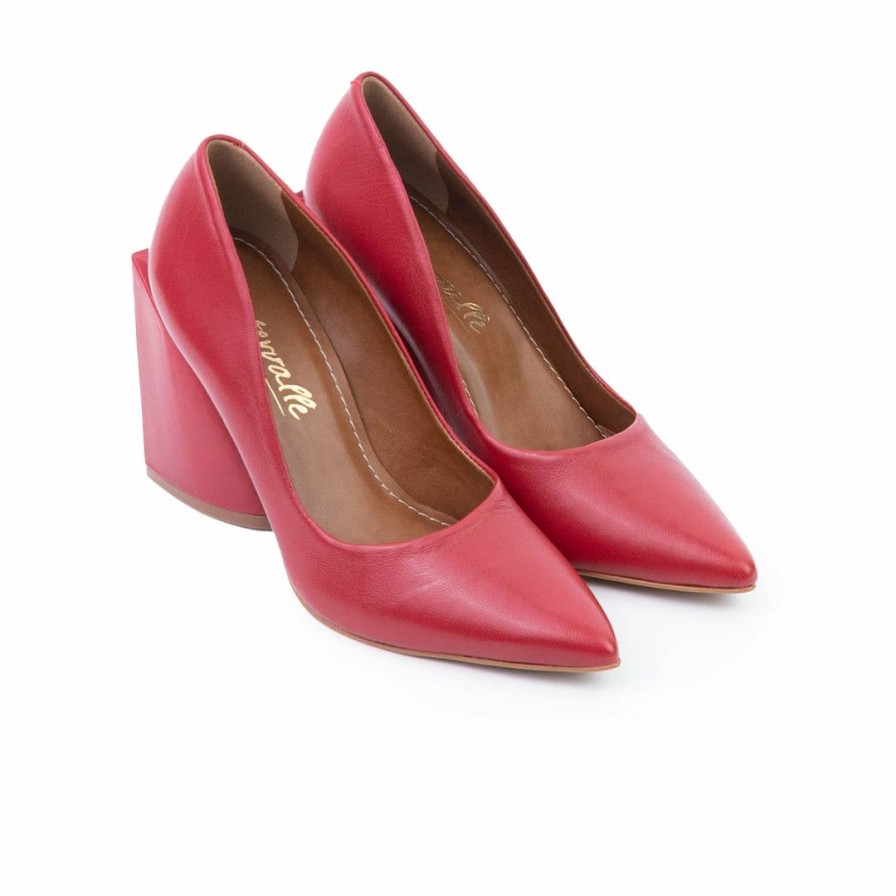 Women L'Intervalle | L'Intervalle Marilena Red Leather