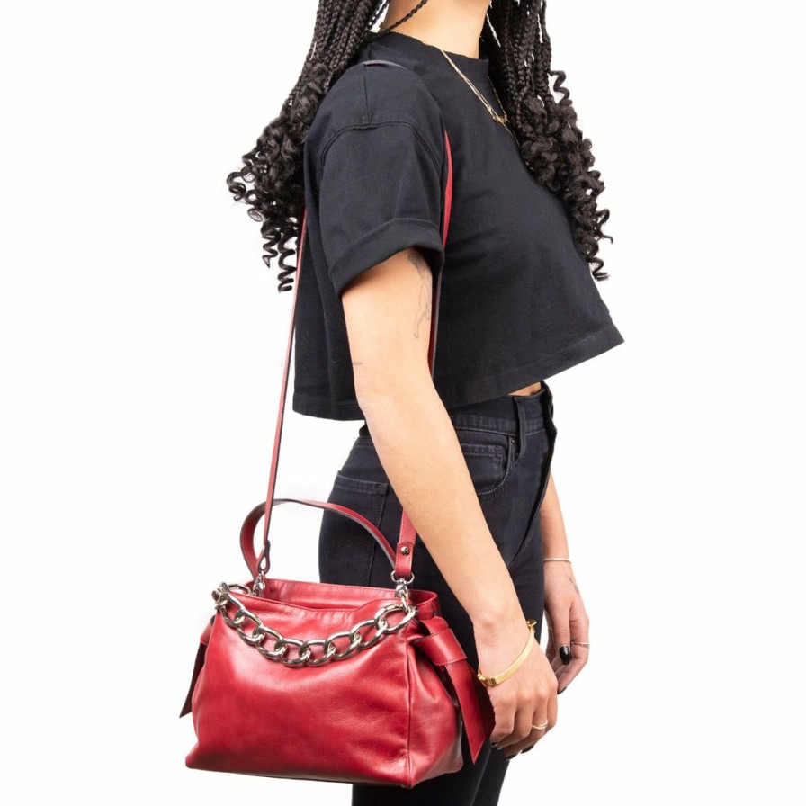 Bags L'Intervalle | L'Intervalle Enchanted Red Leather Red Leather/Rouge Cuir