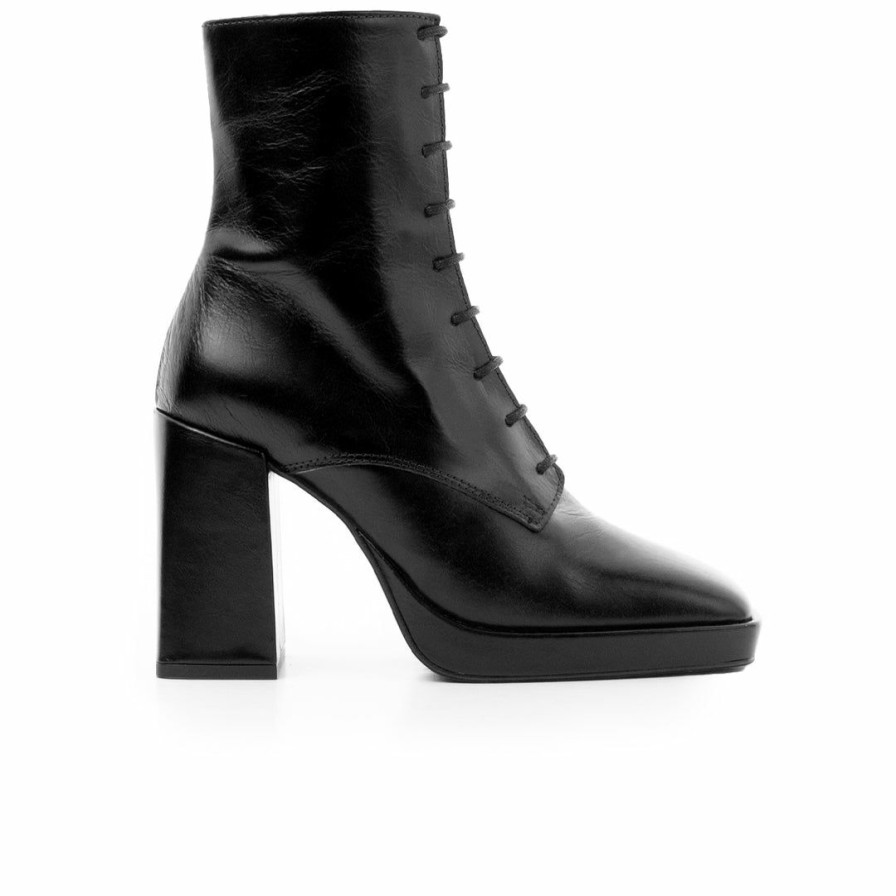 Women L'Intervalle | L'Intervalle Women Amboise Black Leather