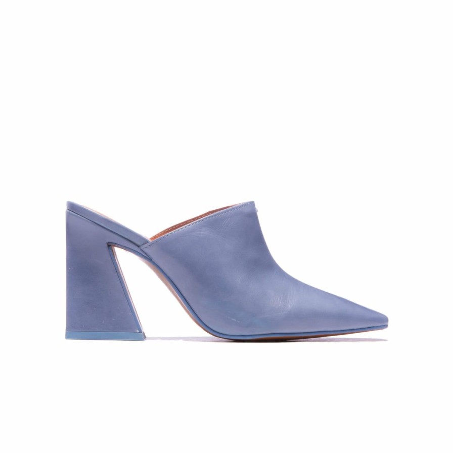 Women L'Intervalle | L'Intervalle Tiffany Blue Leather Women