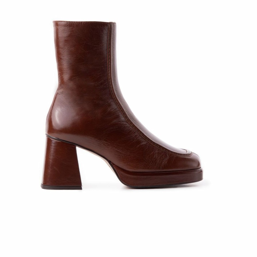 Women L'Intervalle | L'Intervalle Women Westminster Chestnut Leather