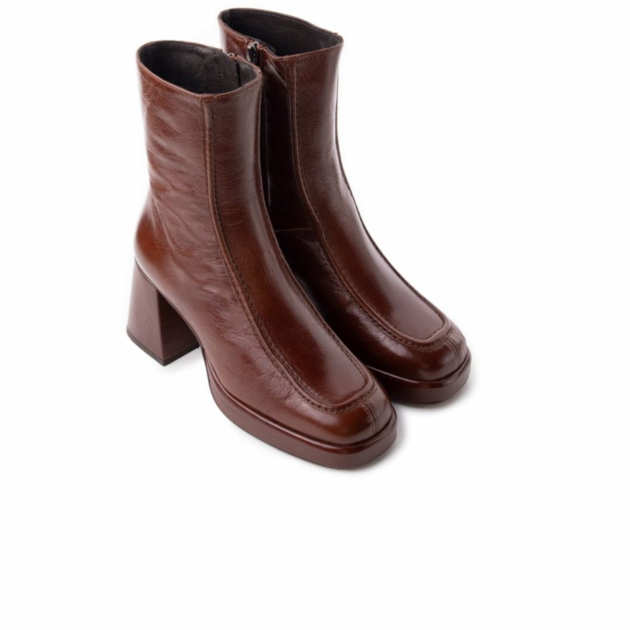 Women L'Intervalle | L'Intervalle Women Westminster Chestnut Leather