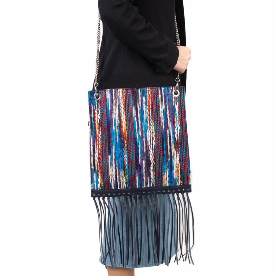 Bags L'Intervalle | L'Intervalle Ritz Blue Knit Blue Knit/Tricot Bleu