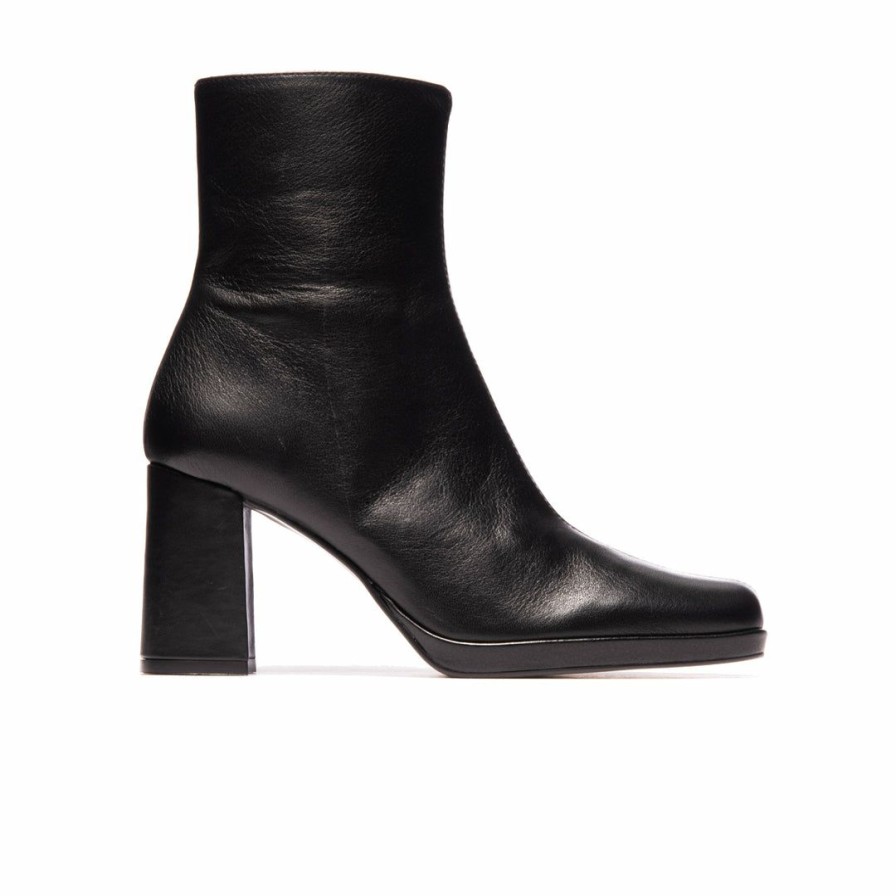 Women L'Intervalle | L'Intervalle Malpas Women Black Leather