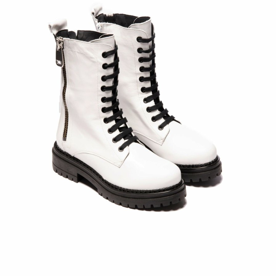 Women L'Intervalle | L'Intervalle Davidson Women White Leather