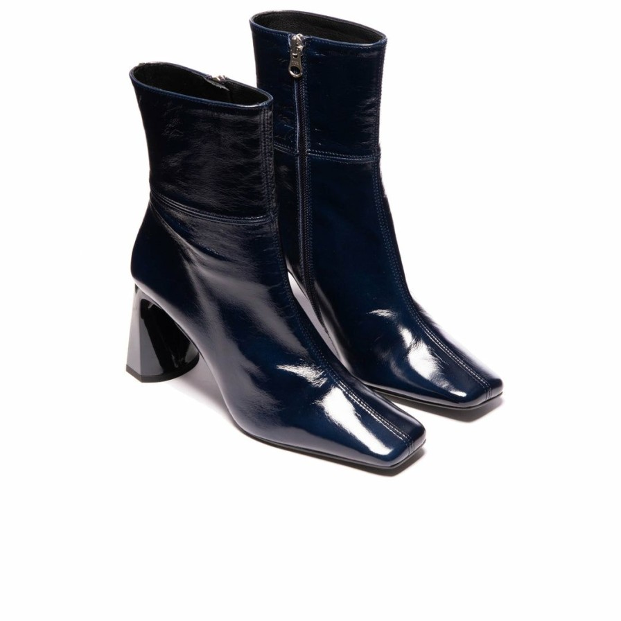 Women L'Intervalle | L'Intervalle Balado Women Navy Leather