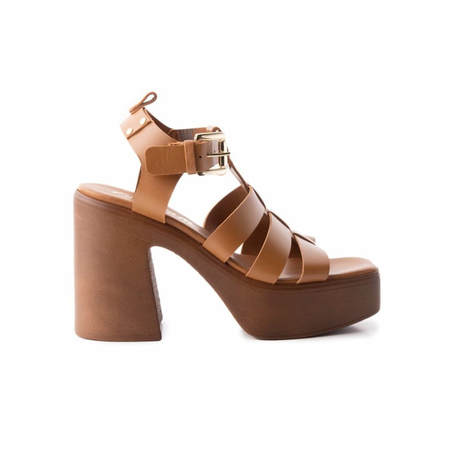 Women L'Intervalle | L'Intervalle Bracciano Tan Leather Tan Leather/Cuir Ocre