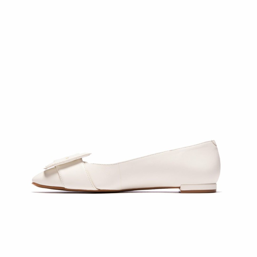 Women L'Intervalle | L'Intervalle Mulan White Leather