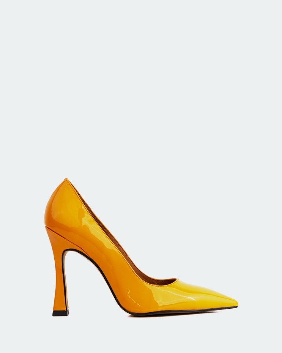 Women L'Intervalle | L'Intervalle Bellisima Orange Patent Orange Patent/Cuir Vernis Orange