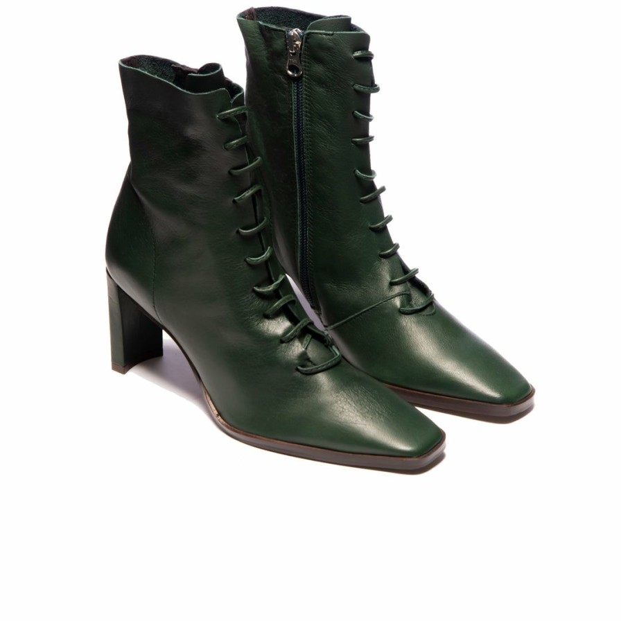 Women L'Intervalle | L'Intervalle Steinway Green Leather