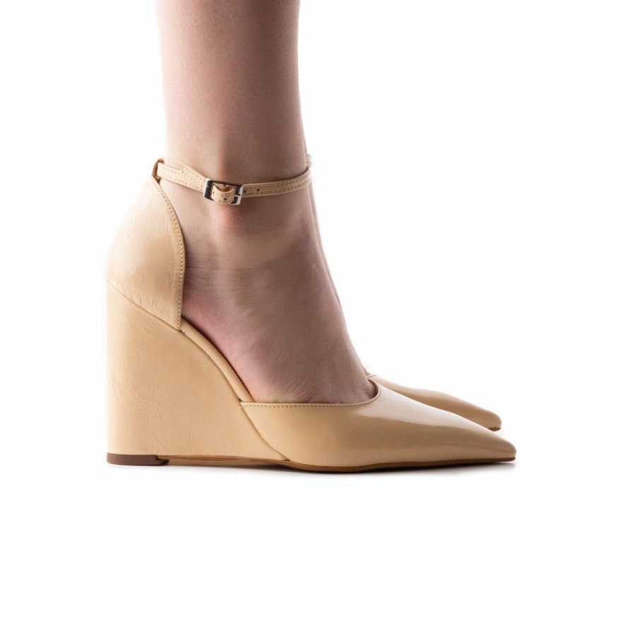 Women L'Intervalle | L'Intervalle Persephone Nude Leather Nude Leather/Cuir Nu