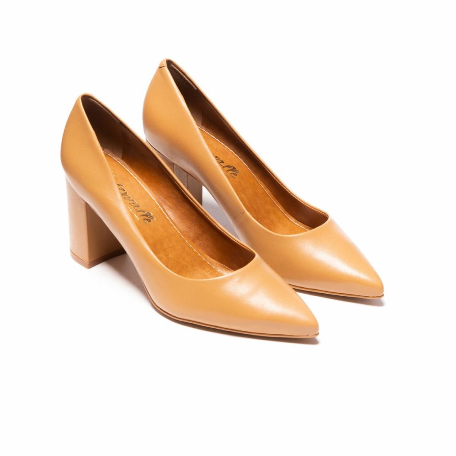 Women L'Intervalle | L'Intervalle Women Peony Camel Leather