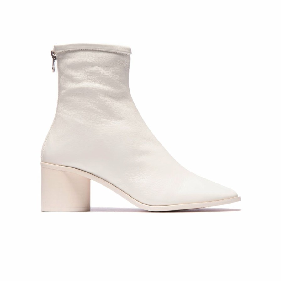 Women L'Intervalle | L'Intervalle Rossio White Leather