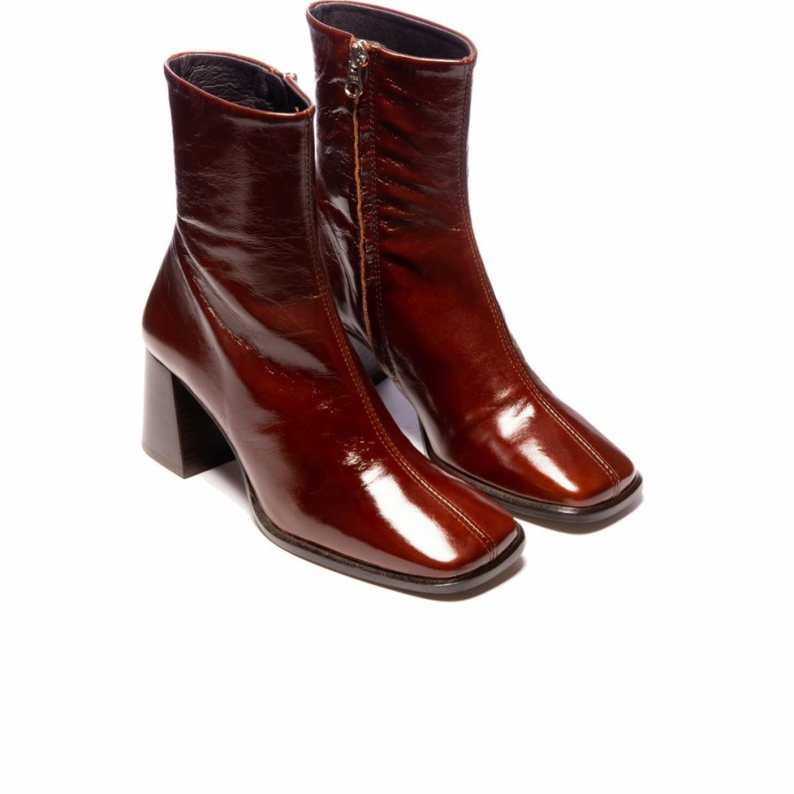 Women L'Intervalle | L'Intervalle Horatio Chestnut Leather