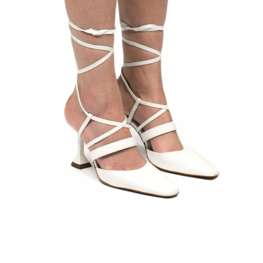 Women L'Intervalle | L'Intervalle Jasmin White Leather