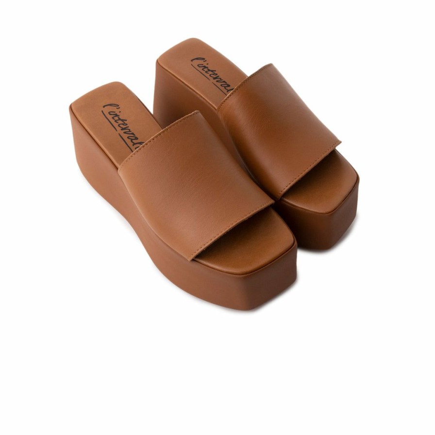 Women L'Intervalle | L'Intervalle Bae Tan Leather Tan Leather/Cuir Ocre