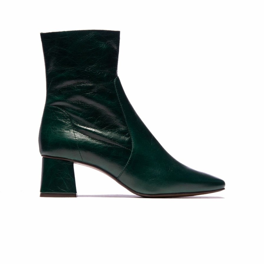 Women L'Intervalle | L'Intervalle Bremen Green Leather