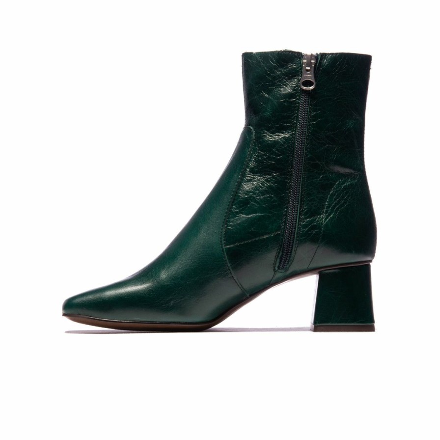 Women L'Intervalle | L'Intervalle Bremen Green Leather