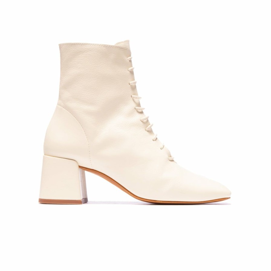 Women L'Intervalle | L'Intervalle Varick Women Off White Leather