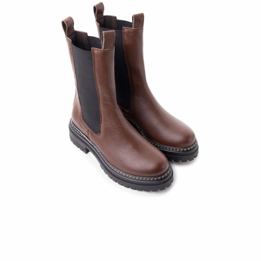 Women L'Intervalle | L'Intervalle Fontana Women Brown Leather