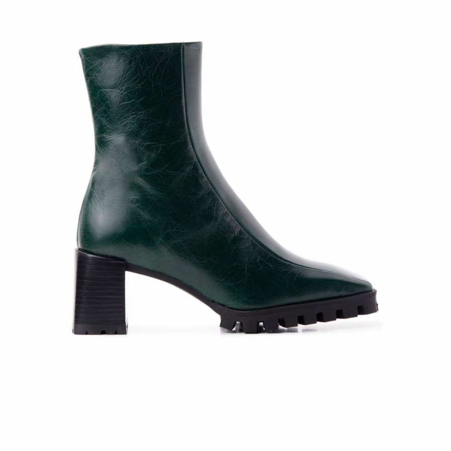 Women L'Intervalle | L'Intervalle Feller Women Green Leather