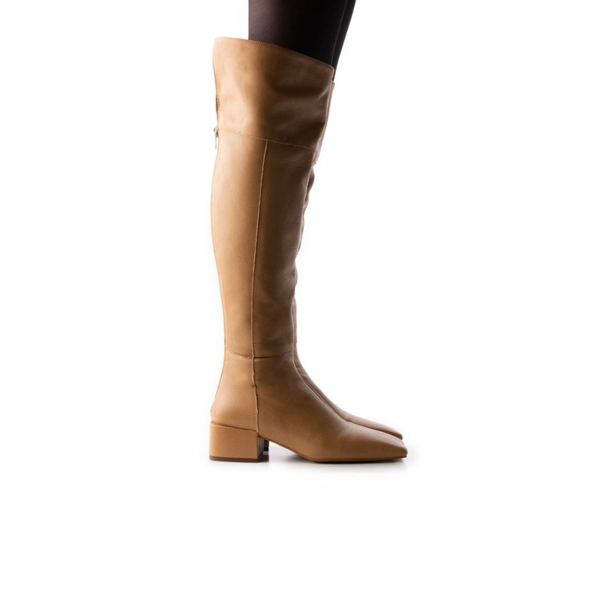 Women L'Intervalle | L'Intervalle Women Hale Camel Leather