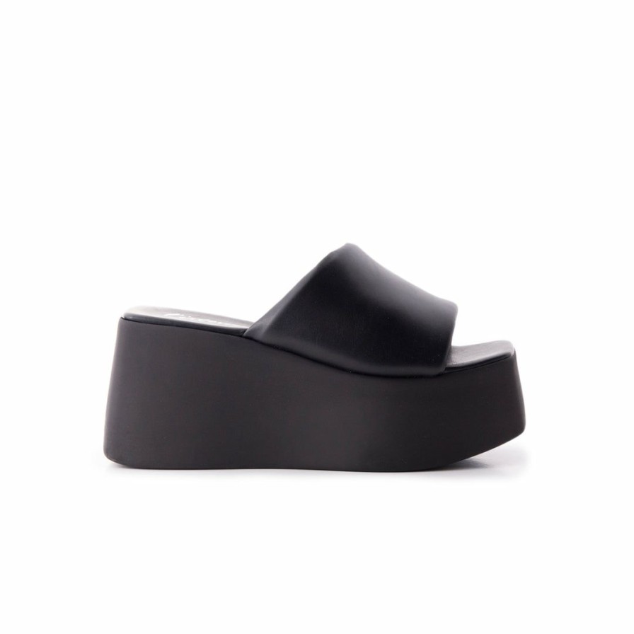 Women L'Intervalle | L'Intervalle Apple Black Leather Black Leather/Cuir Noir