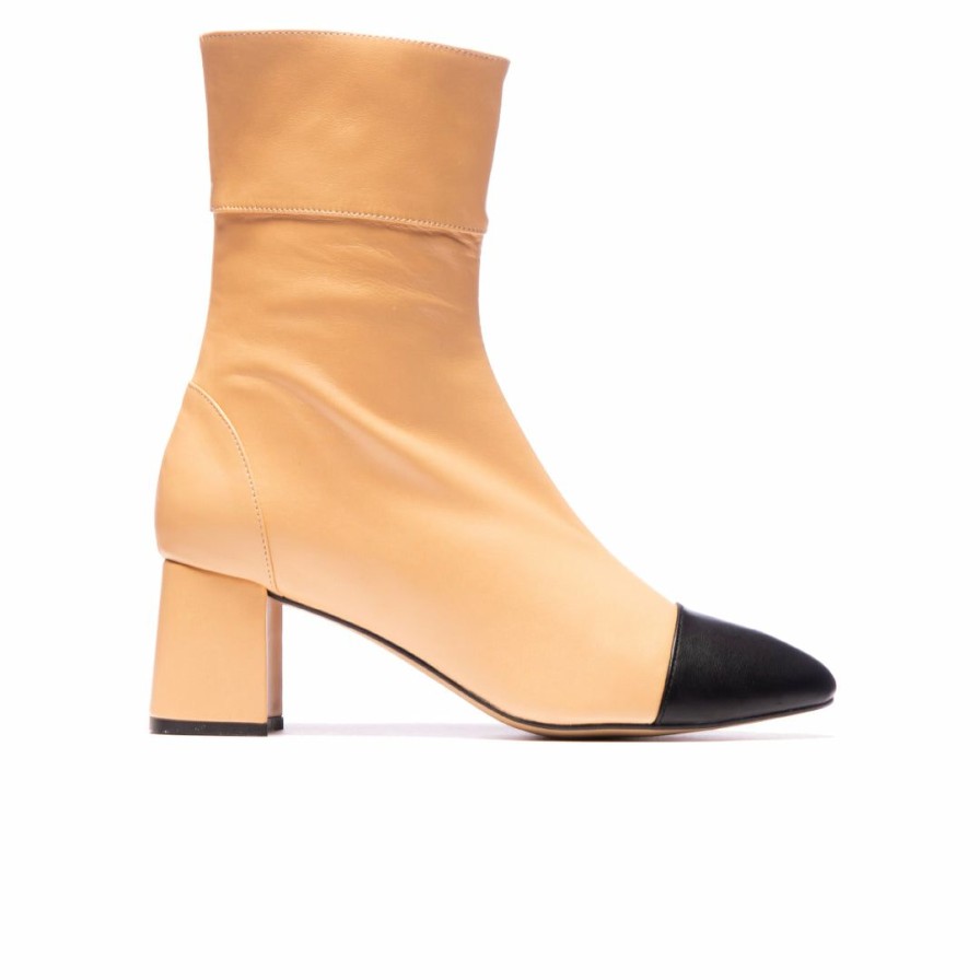 Women L'Intervalle | L'Intervalle Pily Women Camel Leather