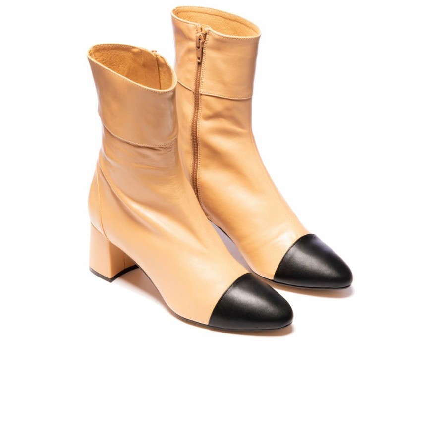 Women L'Intervalle | L'Intervalle Pily Women Camel Leather