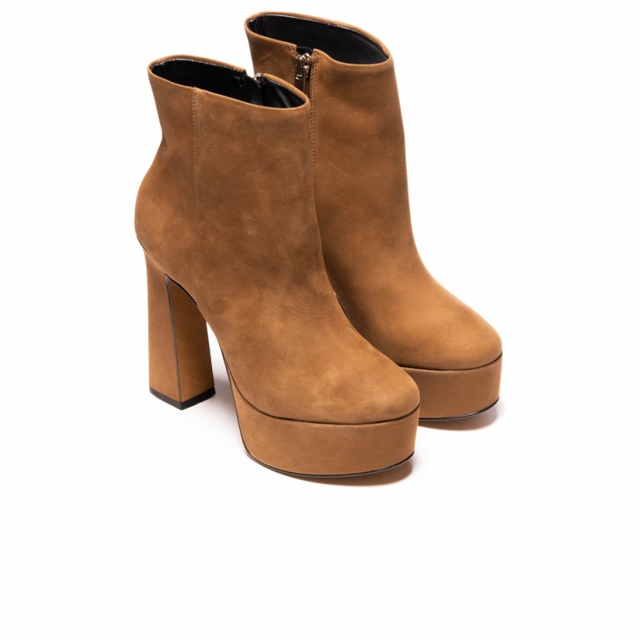 Women L'Intervalle | L'Intervalle Women Ria Light Brown Nubuck