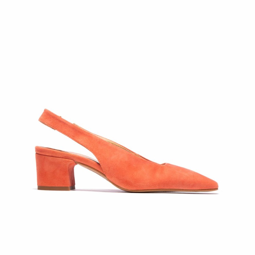 Women L'Intervalle | L'Intervalle Women Rosemary Orange Suede