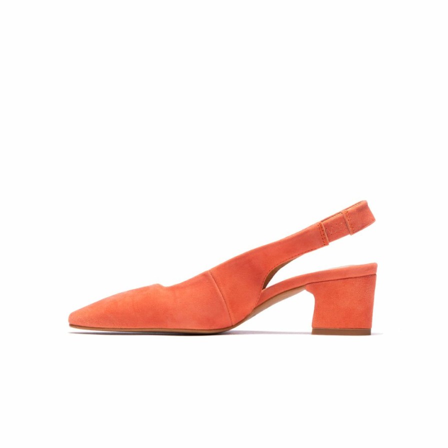 Women L'Intervalle | L'Intervalle Women Rosemary Orange Suede