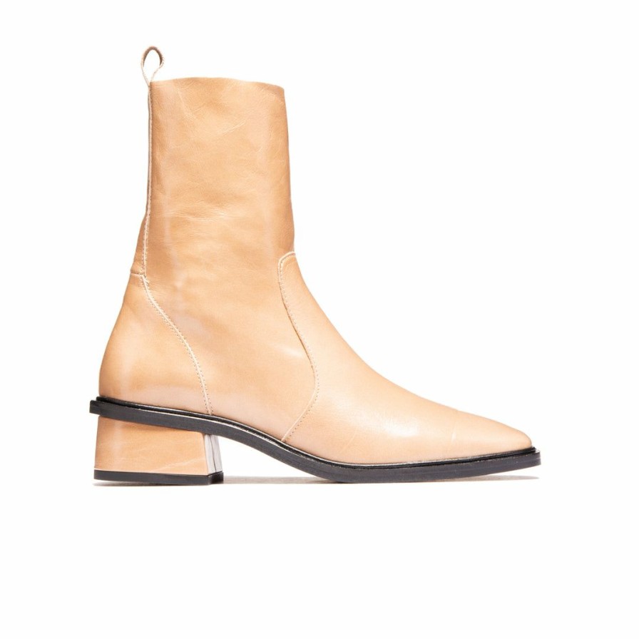 Women L'Intervalle | L'Intervalle Brixton Camel Leather Women