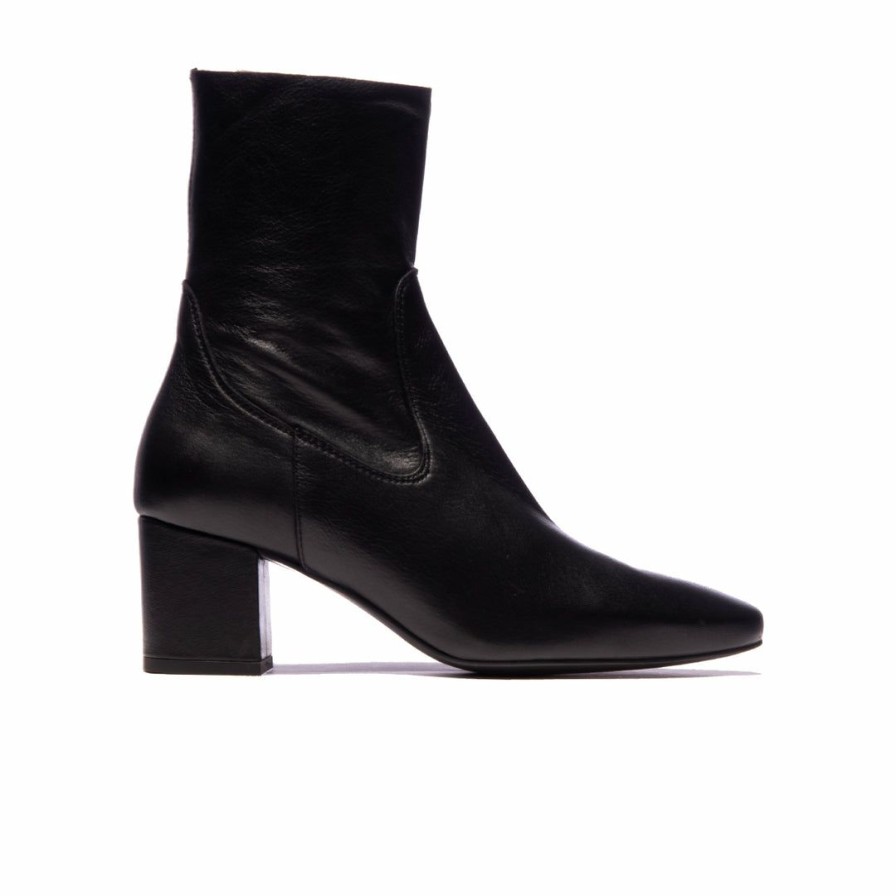 Women L'Intervalle | L'Intervalle Women Stoney Black Leather