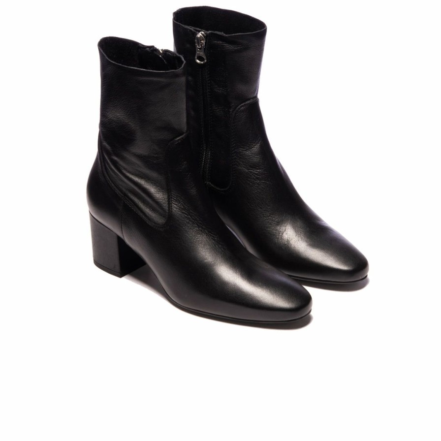 Women L'Intervalle | L'Intervalle Women Stoney Black Leather