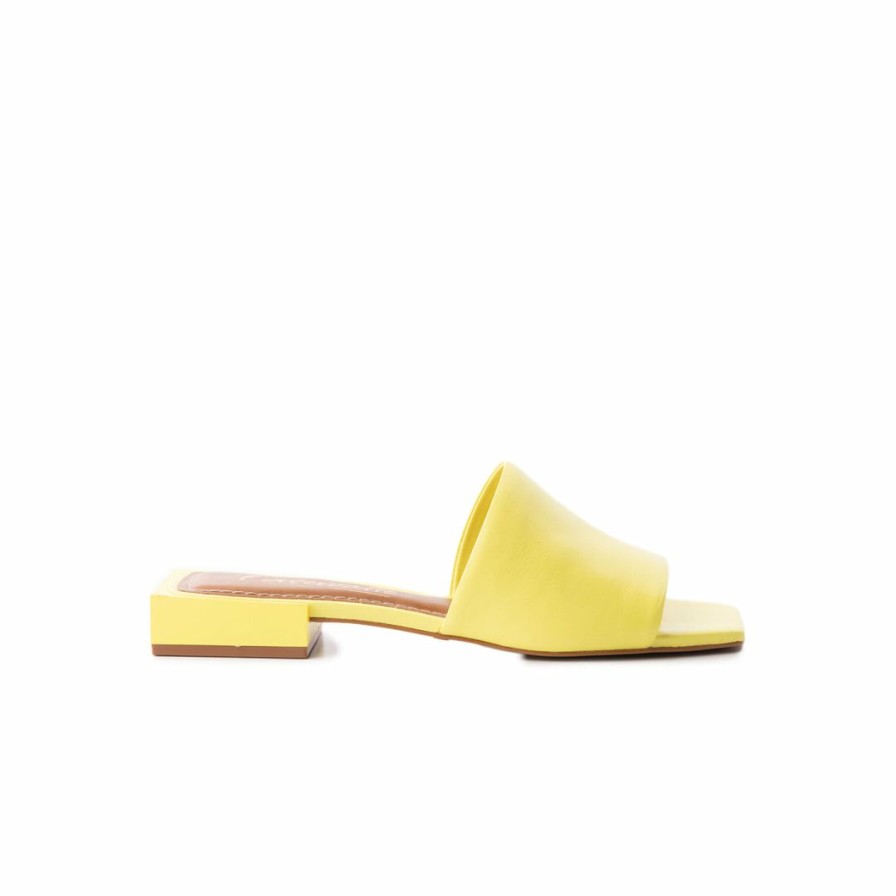 Women L'Intervalle | L'Intervalle Bolivar Yellow Leather Yellow Leather/Jaune Cuir