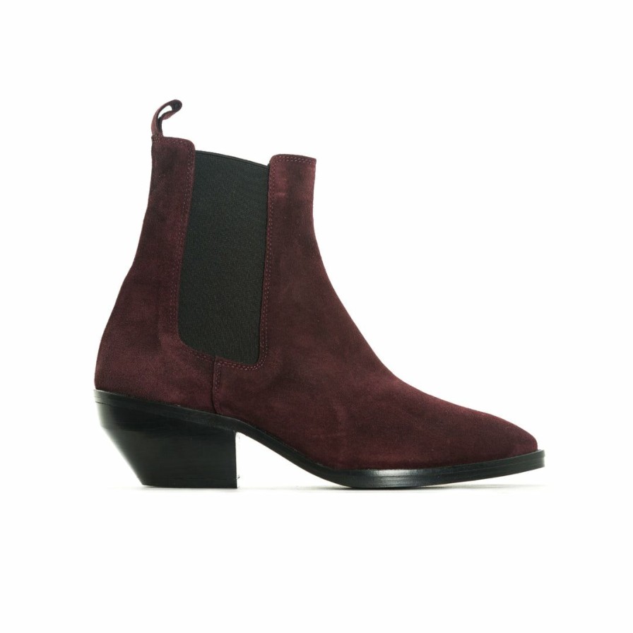 Women L'Intervalle | L'Intervalle Osmond Bordo Suede Women