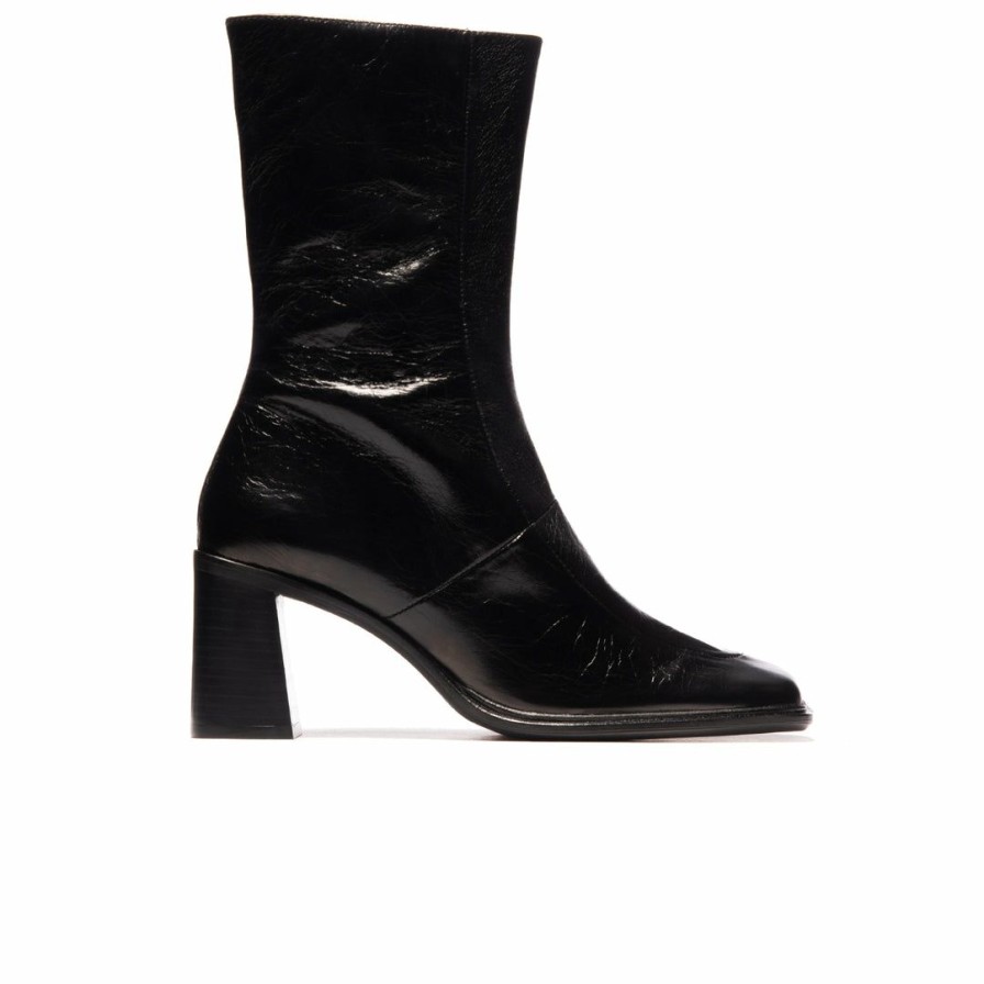 Women L'Intervalle | L'Intervalle Manor Black Leather